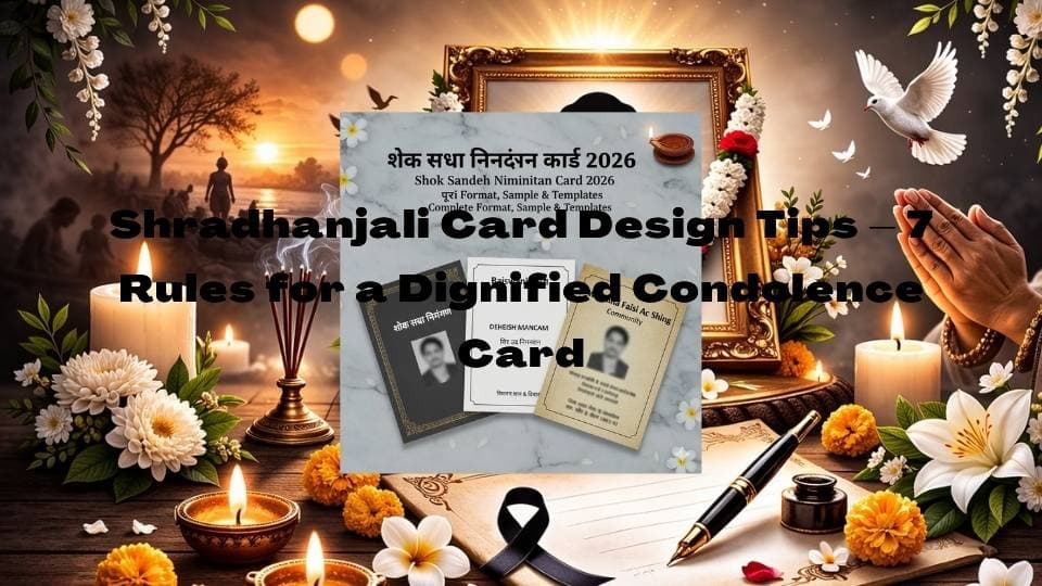 Best Online Shok Sandesh Maker – Free, Fast & Dignified 2026